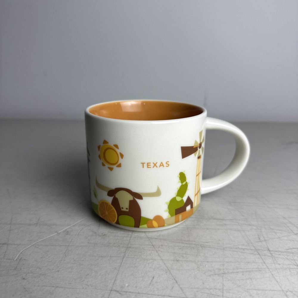Starbucks Texas You Are Here Series 14 oz Coffee Mug Cup
